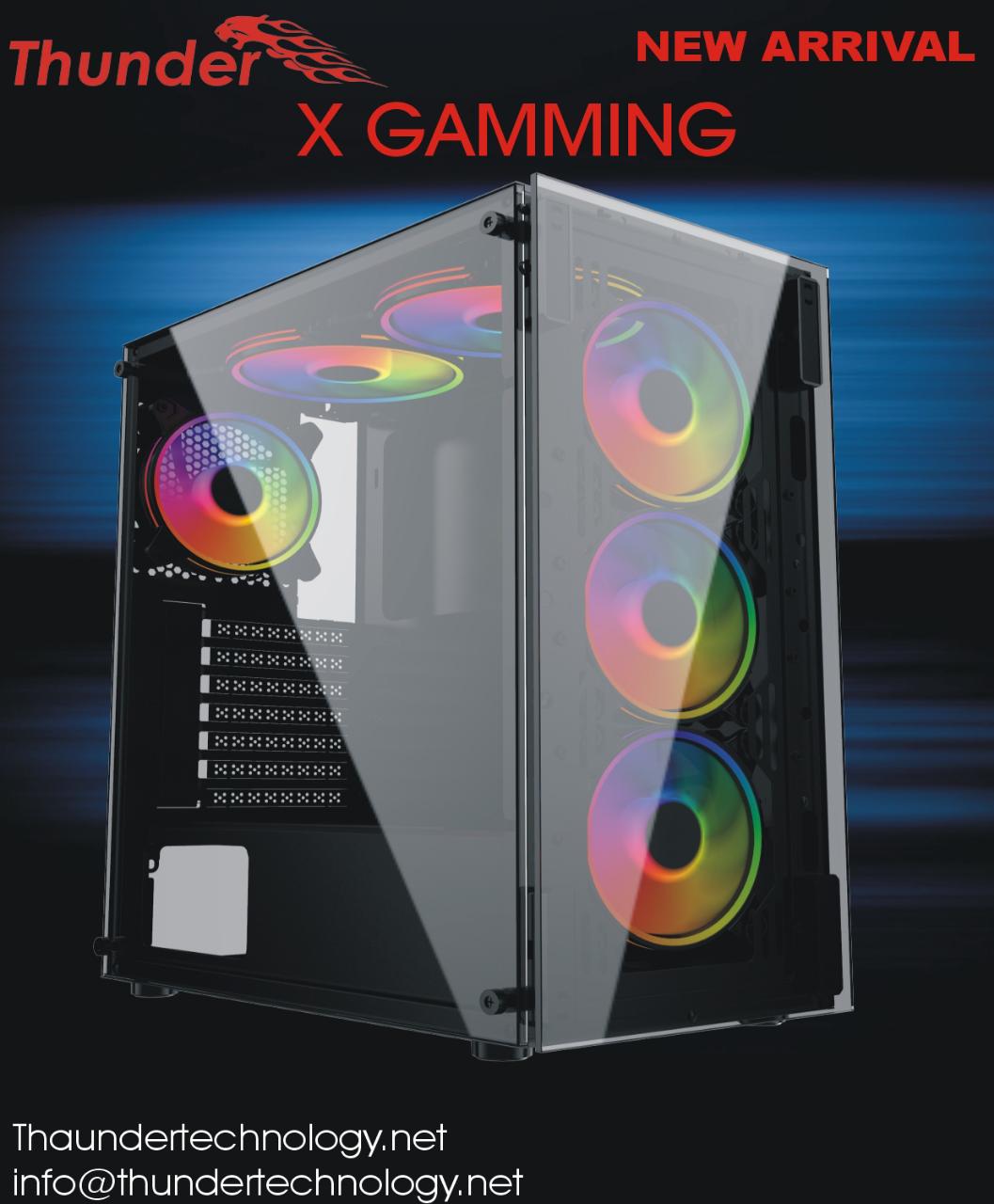 Thunder Casing X Gaming with Fans Thunder Casing X Gaming with Fans